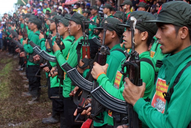 The CPP-led New People's Army is gaining strength.